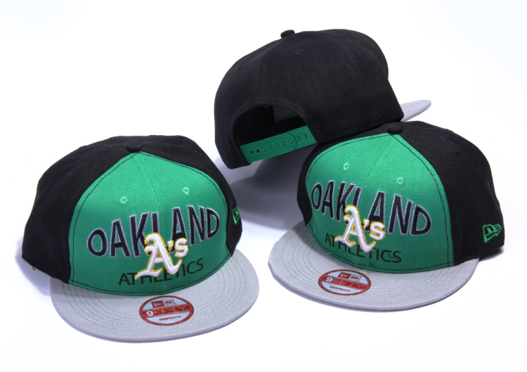MLB Oakland Athletics NE Snapback Hat #20